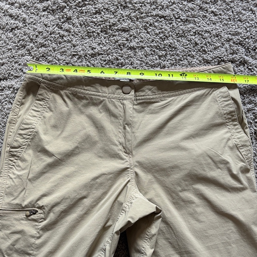L.L. Bean Comfort Trail Khaki Zip Pocket Crop Pants - Picture 10 of 16